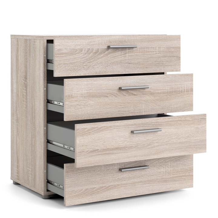 Ende Chest of 4 Drawers in Truffle Oak | Chest of Drawers | Drawers 