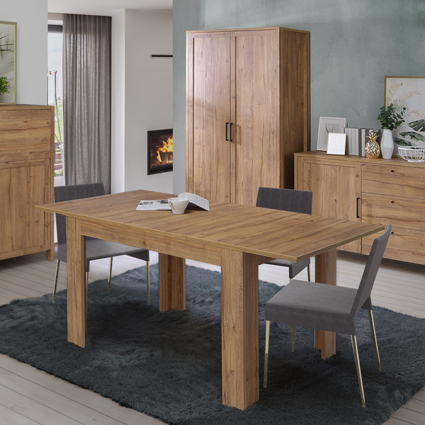 Abingdon Extending Dining Table 120-148cm in Waterford Oak | Dining Table