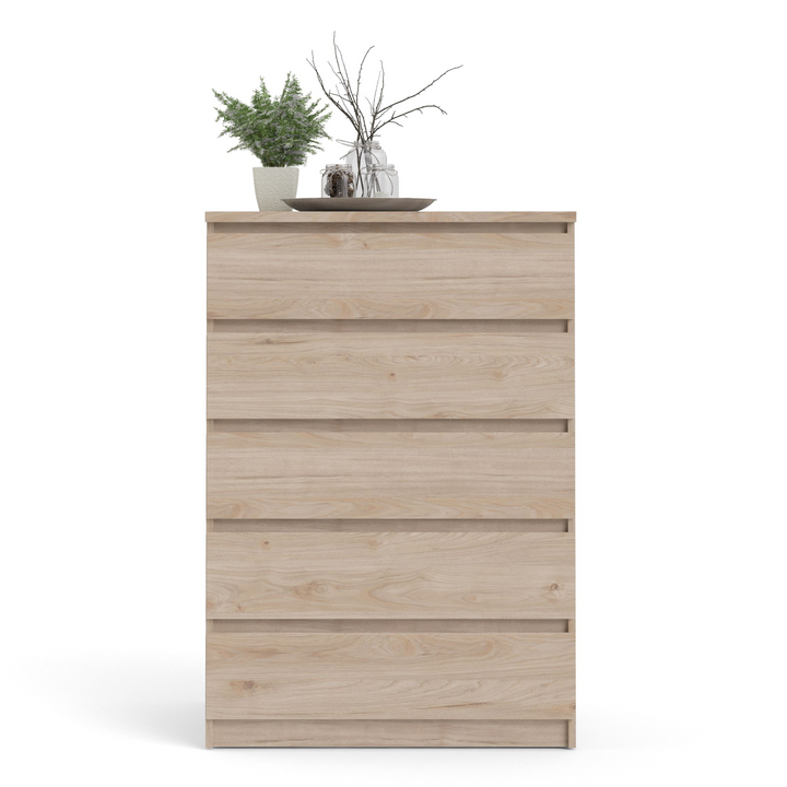 Brook Chest of 5 Drawers in Jackson Hickory Oak | Chest of Drawers | Drawers 