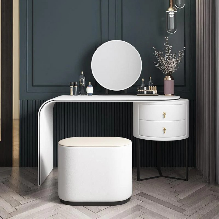 Ealing Dressing Table with Mirror, White 120cm | Dressing Table | Dressingtable 