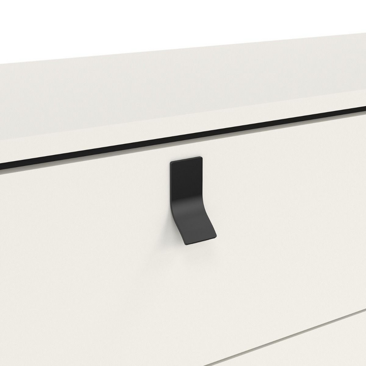 Moubray Wide Double Chest of Drawers 6 Drawers in Matt White | Chest of Drawers | Drawers 