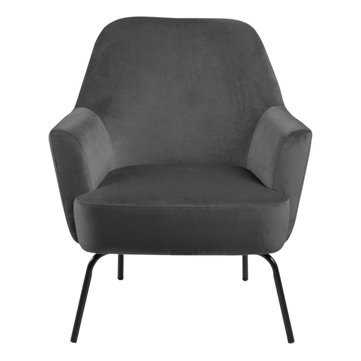 Llanelli Lounge Chair in Dark Grey | Lounge Chair | Lounge Chairs