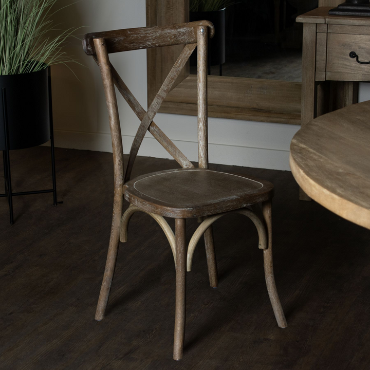 Sutton Oak Cross Back Dining Chair | Dining Chair | Oak Dining Chair