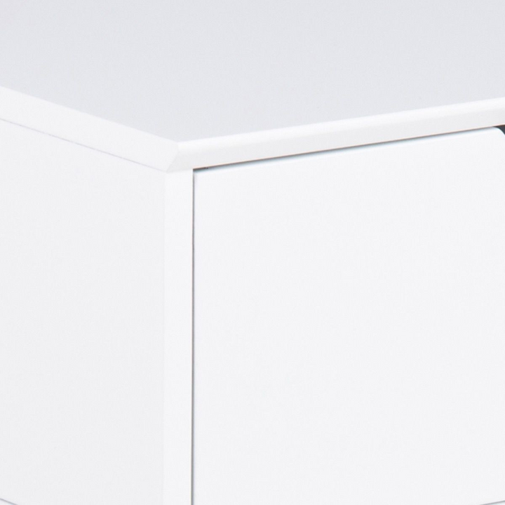 Basildon 1 Drawer Bedside Table in White | Bedside Cabinet | Bedside Cabinets | Bedroom Cabinet