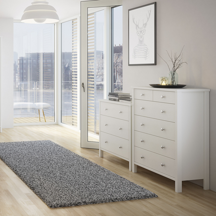 Cramlington 3 Drawer Chest Off White | Chest of Drawers | Drawers 