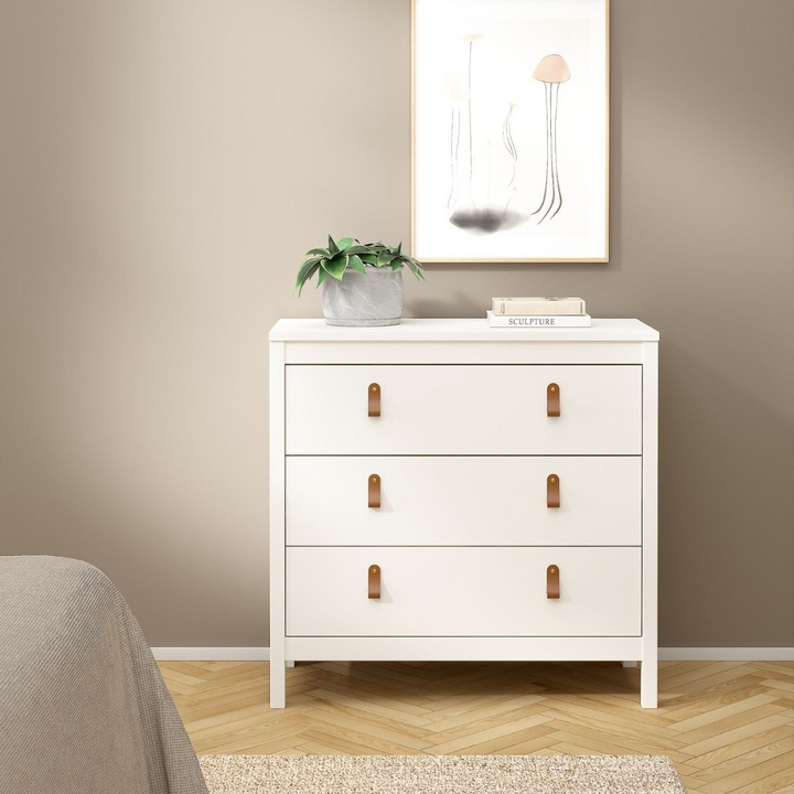 Droitwich Chest 3 Drawers in White | Chest of Drawers | Drawers 