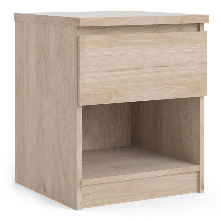 Brook Bedside 1 Drawer 1 Shelf in Jackson Hickory Oak | Bedside Cabinet | Bedside Cabinets | Bedroom Cabinet