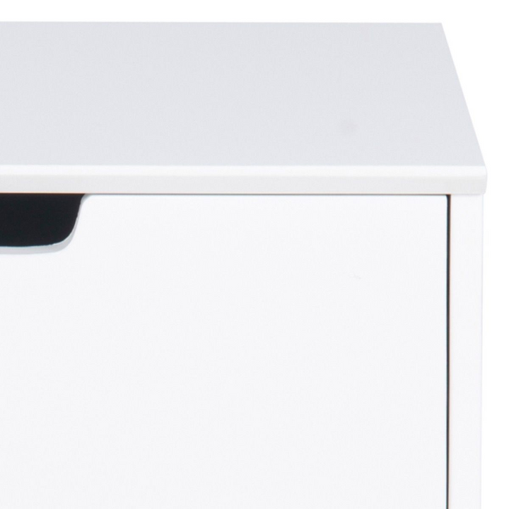 Basildon 1 Drawer Bedside Table in White | Bedside Cabinet | Bedside Cabinets | Bedroom Cabinet