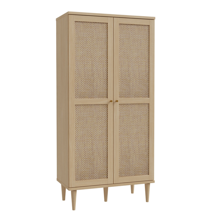 Deal2 Door Display Cabinet in Rattan | Dining Cabinet | Dining Cabinets