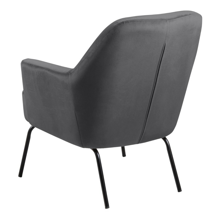 Llanelli Lounge Chair in Dark Grey | Lounge Chair | Lounge Chairs