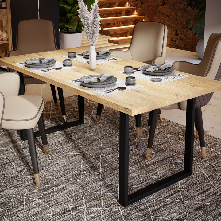 Trowbridge Dining Table in Bartex Oak | Dining Table