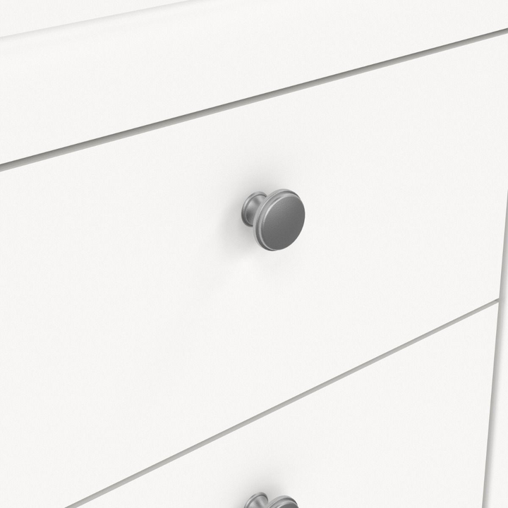 Bournville Bedside Table 2 Drawers in White | Bedside Cabinet | Bedside Cabinets | Bedroom Cabinet