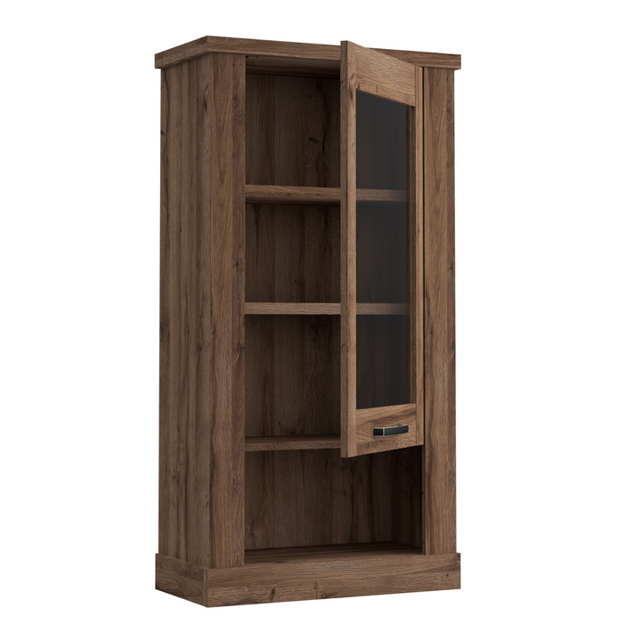Chichester 1 Door Wall Display Cabinet in Tabak Oak | Dining Cabinet | Dining Cabinets