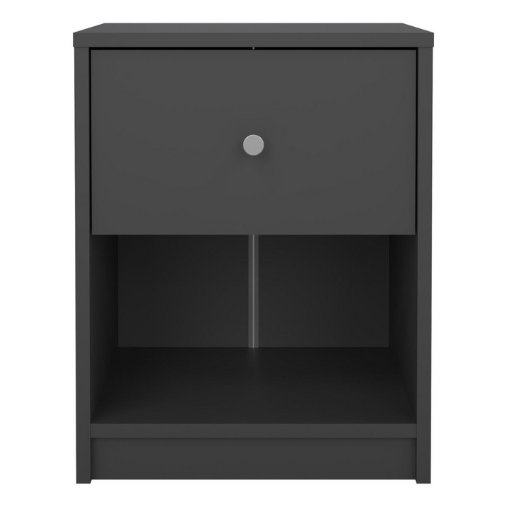 Shenley Bedside 1 Drawer in Grey | Bedside Cabinet | Bedside Cabinets | Bedroom Cabinet