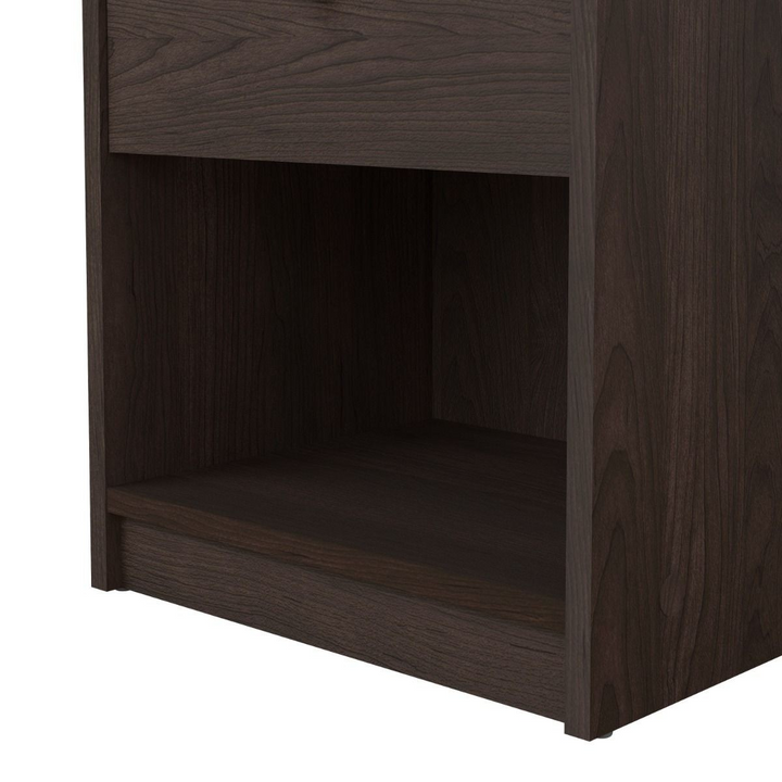 Shenley Bedside 1 Drawer in Coffee | Bedside Cabinet | Bedside Cabinets | Bedroom Cabinet