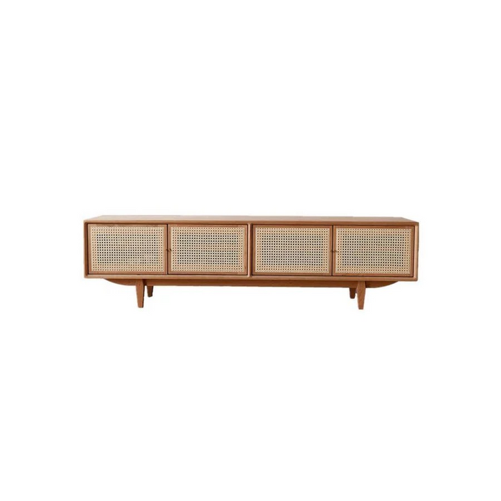 Burnley TV Stand, Rattan & Oak | TV Stand | TVstand