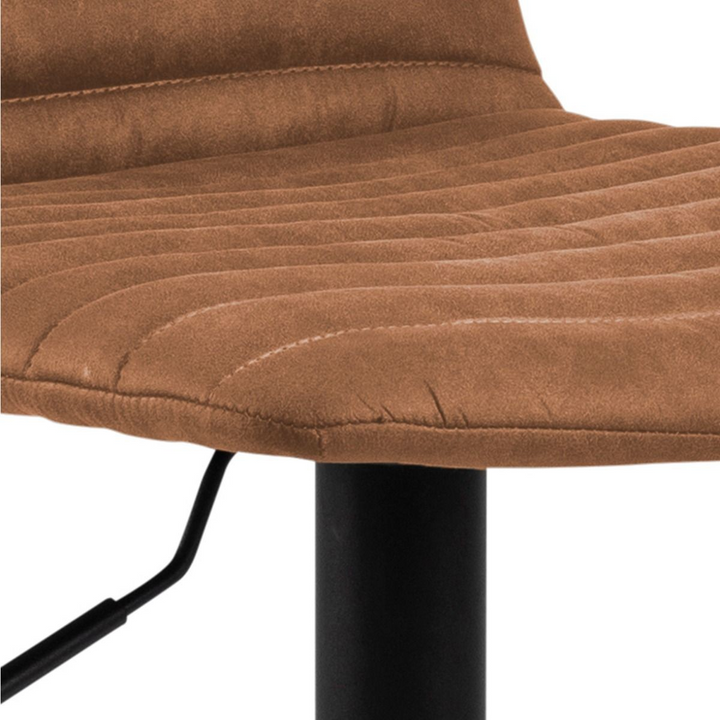 Kenton Bar Stool with Brown Fabric in Set of 2 | Bar Stools | Counter Stools | Bar & Counter Stools