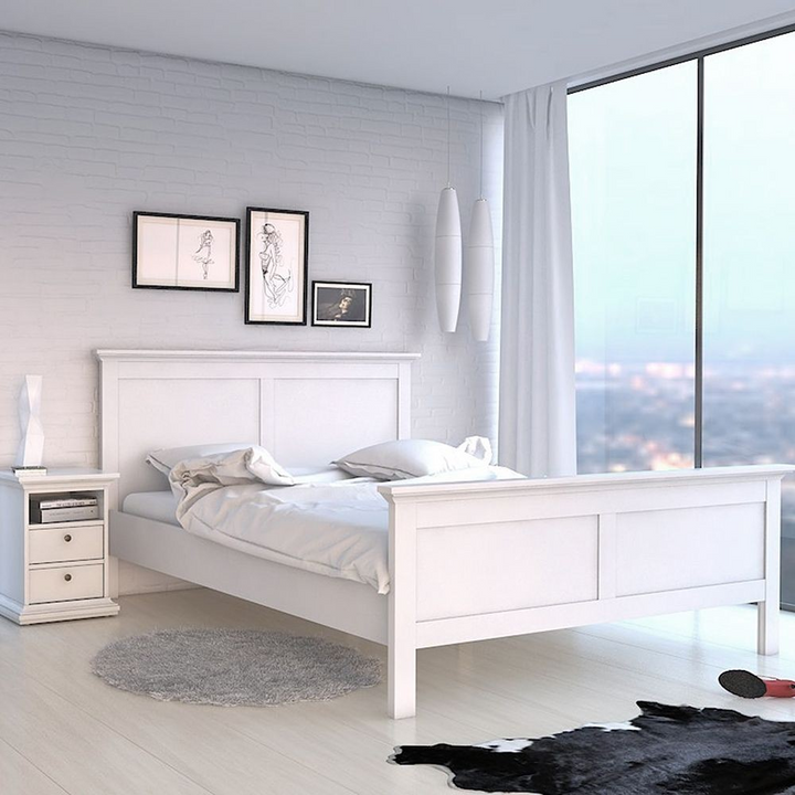 Solihull Double Bed (140 x 200) in White | Beds | Double Bed