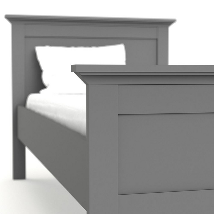 Solihull Single Bed (90 x 200) in Matt Grey | Beds | Single Bed