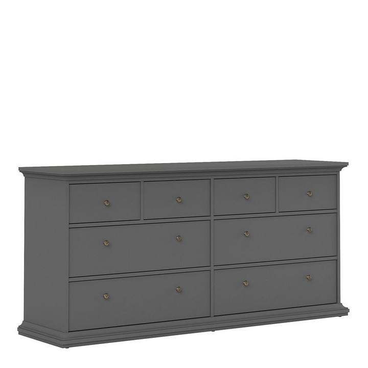 Solihull Chest of 8 Drawers in Matt Grey | Chest of Drawers | Drawers 