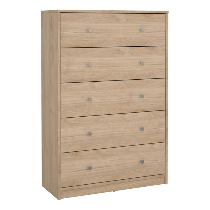 Shenley Chest of 5 Drawers in Jackson Hickory Oak | Chest of Drawers | Drawers 