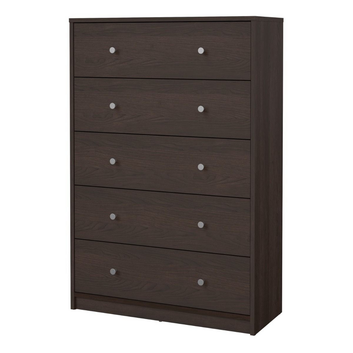 Shenley Chest of 5 Drawers in Coffee | Chest of Drawers | Drawers 