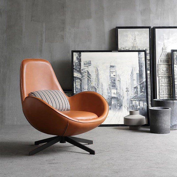 Saint Albans Armchair, Brown Leather | Armchair | Arm Chair | Leather Armchair