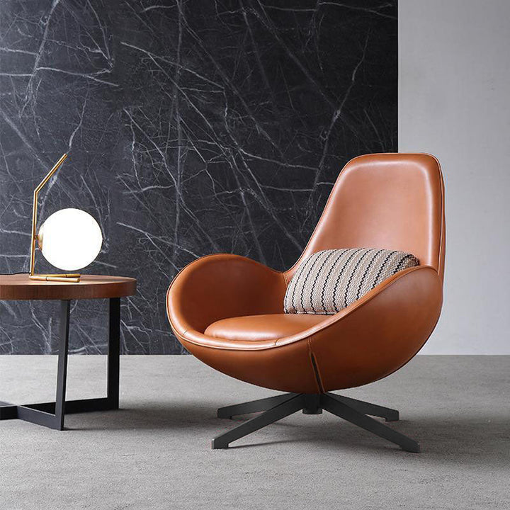 Saint Albans Armchair, Brown Leather | Armchair | Arm Chair | Leather Armchair