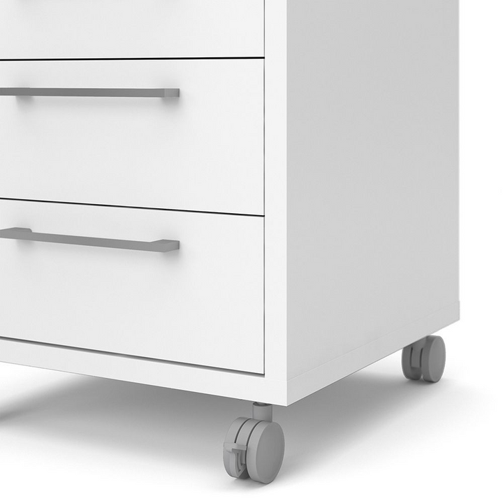 Beeston Mobile Cabinet in White | Living Room Cabinets | Living Room Cabinet