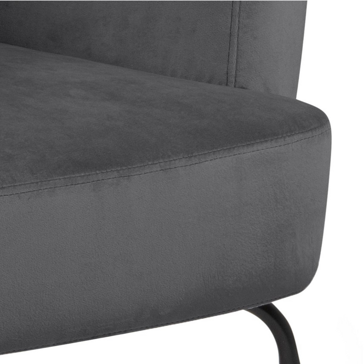 Llanelli Lounge Chair in Dark Grey | Lounge Chair | Lounge Chairs