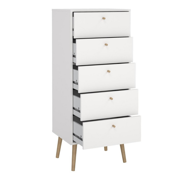 Darlaston Chest 5 Drawers White | Chest of Drawers | Drawers 