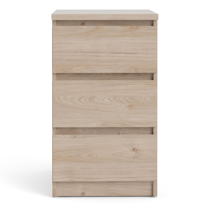 Brook Bedside 3 Drawers in Jackson Hickory Oak | Bedside Cabinet | Bedside Cabinets | Bedroom Cabinet