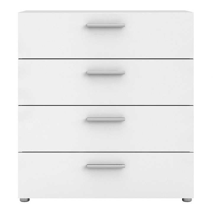 Ende Chest of 4 Drawers in White | Chest of Drawers | Drawers 