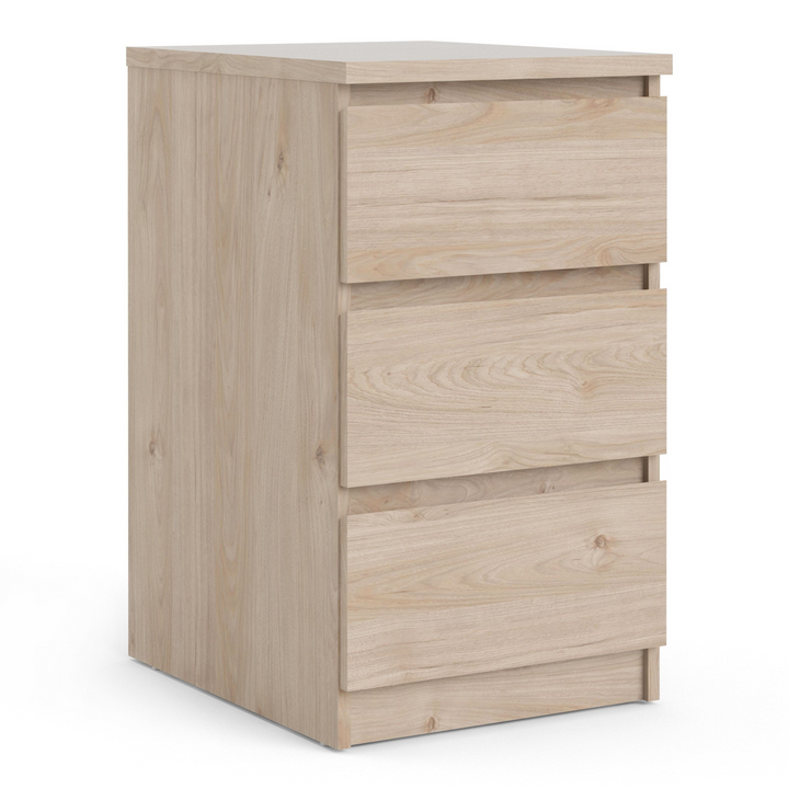 Brook Bedside 3 Drawers in Jackson Hickory Oak | Bedside Cabinet | Bedside Cabinets | Bedroom Cabinet