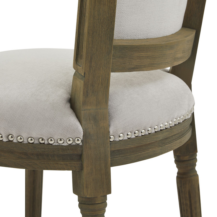 Kendal Grey Dining Chair | Dining Chair | Fabric Dining Chair | Wooden Dining Chair