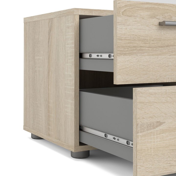 Ende Bedside 2 Drawers in Oak | Bedside Cabinet | Bedside Cabinets | Bedroom Cabinet