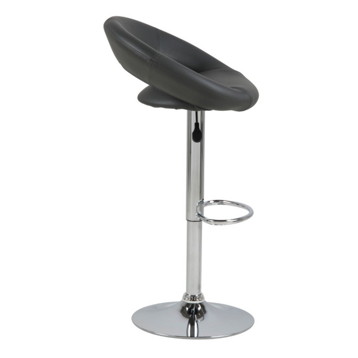 Walkden Black Swivel Bar Stool with Open Back | Bar Stools | Counter Stools | Bar & Counter Stools