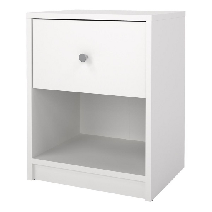 Shenley Bedside 1 Drawer in White | Bedside Cabinet | Bedside Cabinets | Bedroom Cabinet