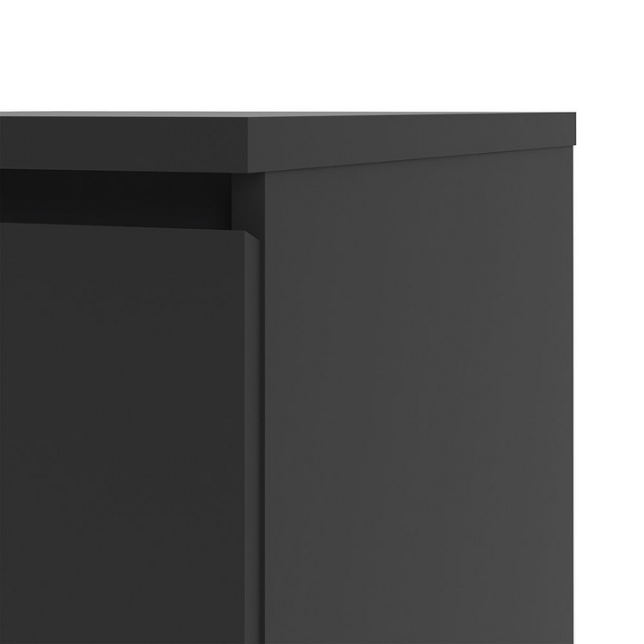 Brook Narrow Chest of 5 Drawers in Black Matt | Chest of Drawers | Drawers 