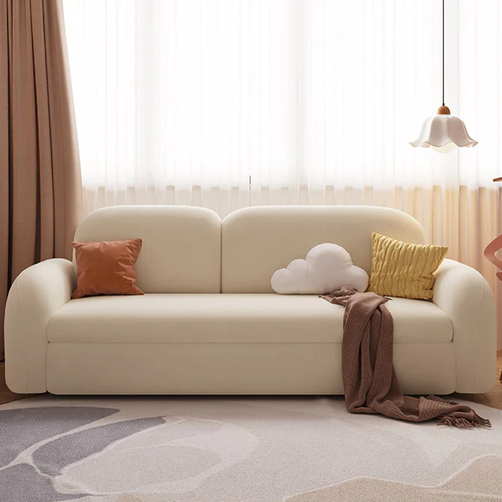 Farsley Cloud Two Seater Sofa Bed | Velvet Sofa Bed | Two Seater Sofa | Sofa Bed