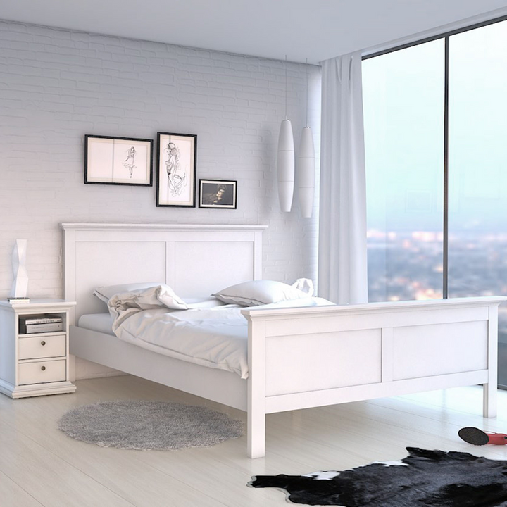 Solihull Super King Bed (180 x 200) in White | Beds | King Bed