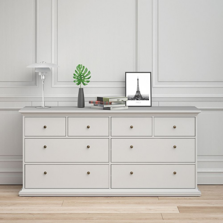 Solihull Chest of 8 Drawers in White | Chest of Drawers | Drawers 