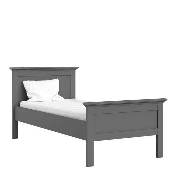 Solihull Single Bed (90 x 200) in Matt Grey | Beds | Single Bed