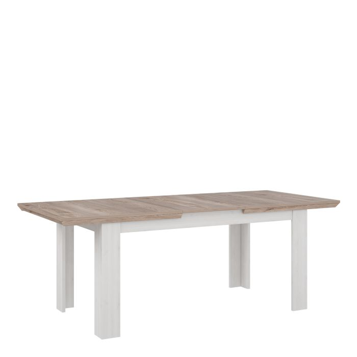 Huyton Extending Dining Table 160-207cm in Oak Nelson/Snowy Oak | Dining Table