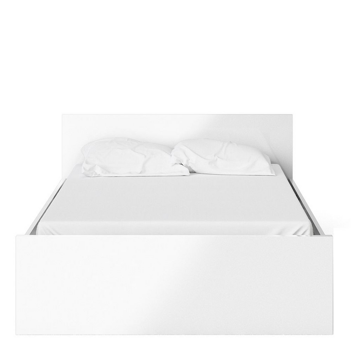 Brixton Double Bed 4ft6 (140 x 190) in White High Gloss | Beds | Double Bed