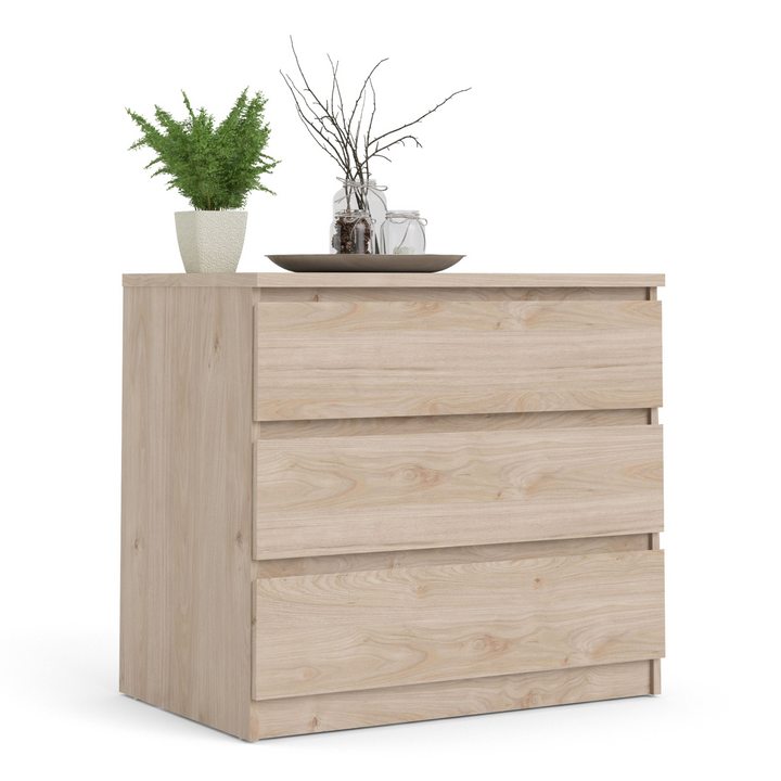 Brook Chest of 3 Drawers in Jackson Hickory Oak | Chest of Drawers | Drawers 