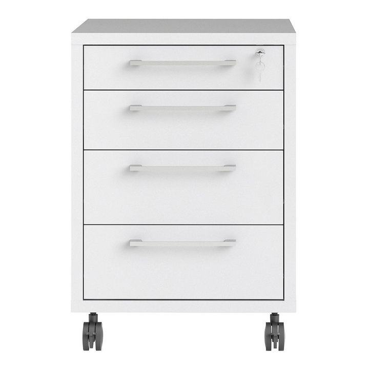 Beeston Mobile Cabinet in White | Living Room Cabinets | Living Room Cabinet