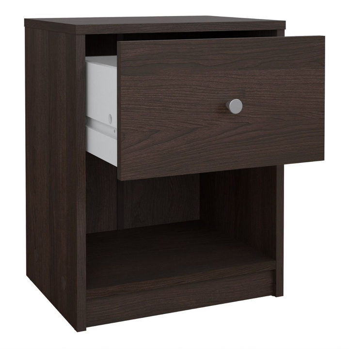 Shenley Bedside 1 Drawer in Coffee | Bedside Cabinet | Bedside Cabinets | Bedroom Cabinet