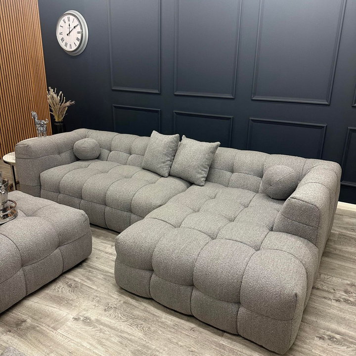 The Bubble Boucle Corner Sofa| Three Seater Sofa | 3 Seater Sofa | Corner Sofas | Sofas