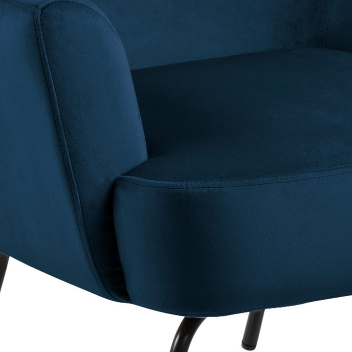 Llanelli Lounge Chair in Navy Blue | Lounge Chair | Lounge Chairs